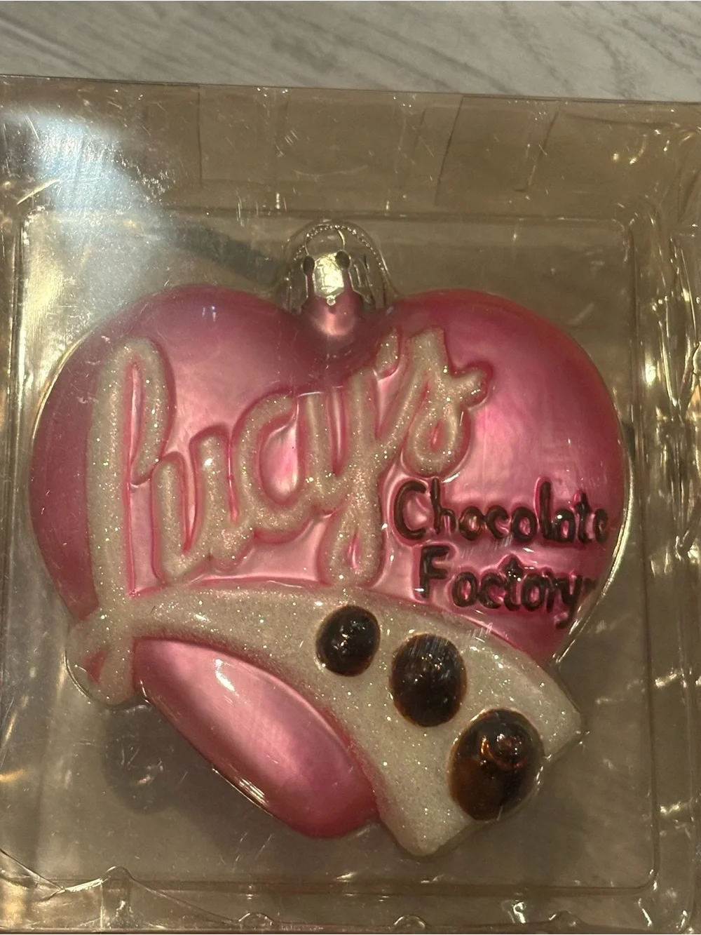 I love Lucy  Heart Ornament